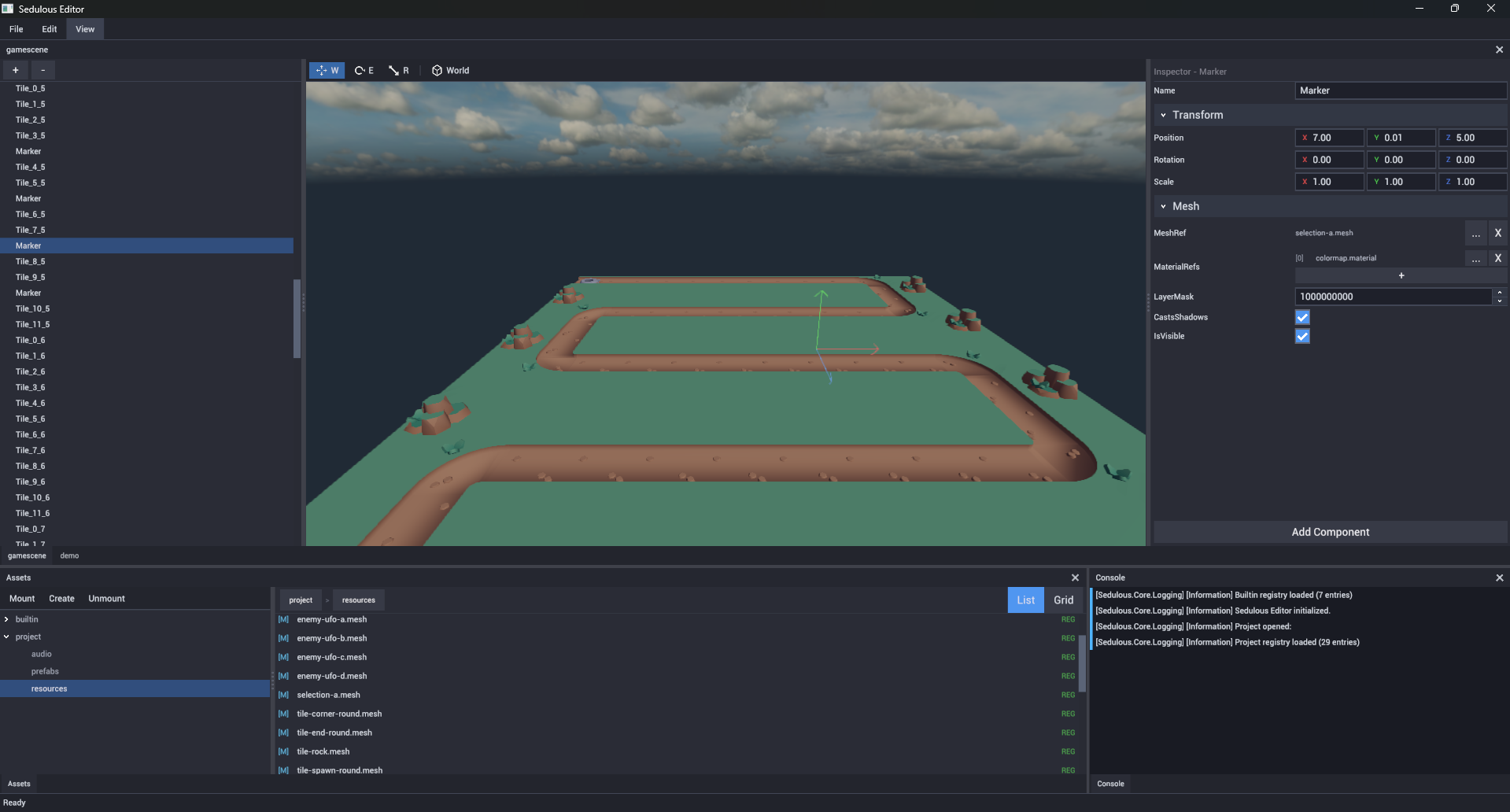 Sedulous Editor overview